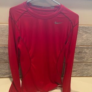 Mens Nike Pro Combat fitted long sleeve shirt